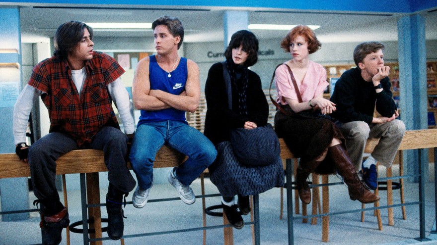 "The Breakfast Club" filminden bir kare