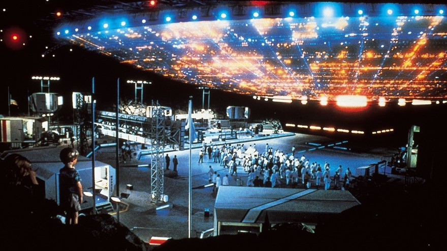 "Close Encounters of the Third Kind" filminden bir kare