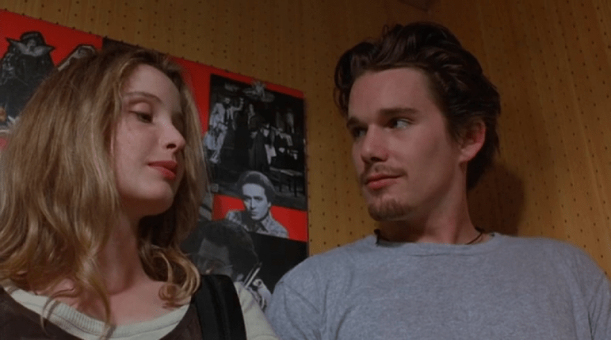 "Before Sunrise" filminden bir kare