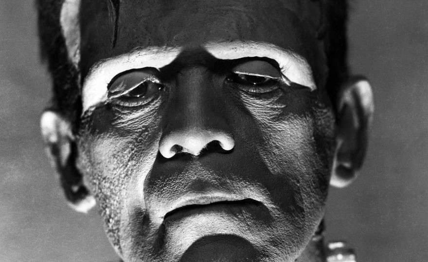 "Bride of Frankenstein" filminden bir kare