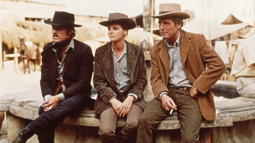 "Butch Cassidy and the Sundance Kid" filminden bir kare